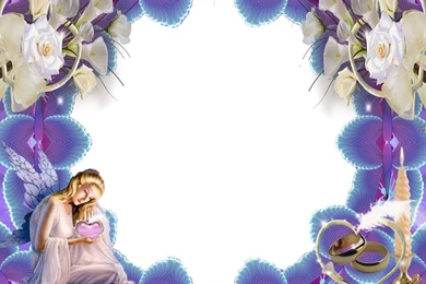 Free Angel & Clouds Backgrounds For PowerPoint   Beauty PPT Templates