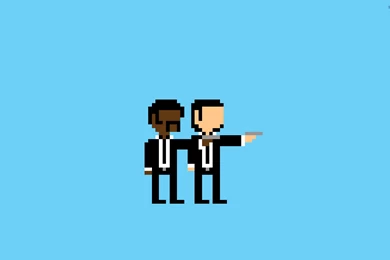 8bit Pulp Fiction Wallpapers Vector Wallpapers