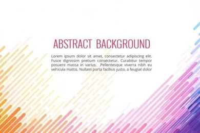 Abstract Backgrounds In Colorful Style Vector