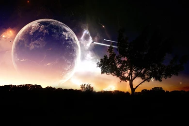 Background, Space, Stars, Moon, Cliff, Planets, Scifi, Desktop ...