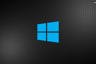 Windows 10 Simple Blue Logo On A Grid Wallpapers Computer ...