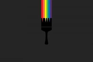 640x960 Minimalistic Paint Brush Iphone 4 Wallpapers