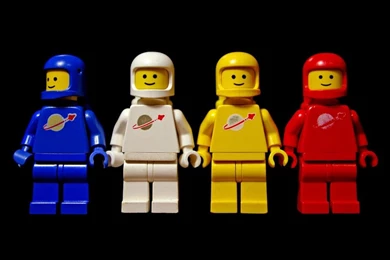 Classic Spacemen (LEGO Wallpaper, 1680x1050)