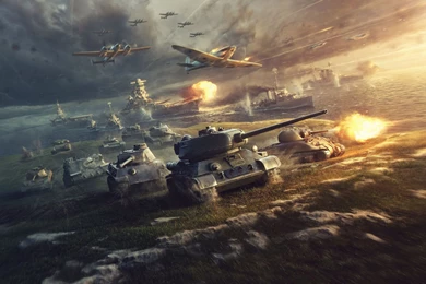Download Wallpapers 1920x1080 World Of Tanks, World Of Warplanes ...
