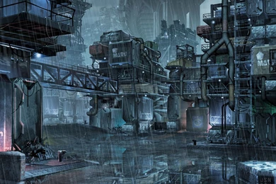 Cyberpunk Slums Of The Future Wallpapers   Fantasy Wallpapers