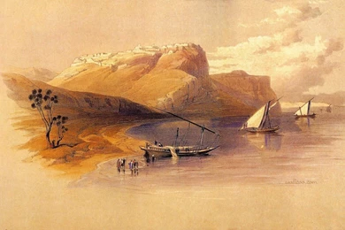 David Roberts Paintings : The Ancient Egyptian Civilization And ...