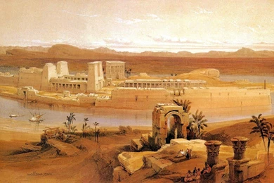 David Roberts Paintings Of The Ancient Egyptian Civilization And ...