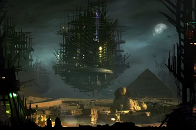 Future Egypt By Tarrzan Egyptian Sci fi Futuristic Wallpapers ...