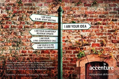 Accenture "Sign Post" EURO EFFIES / EACA Euro Effies By European ...
