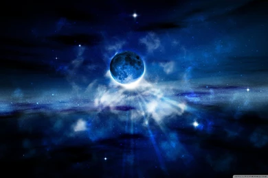 Black And Blue Moon Wallpapers