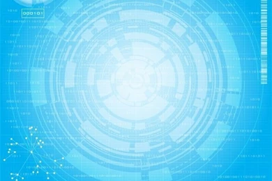 Blue Circles Backgrounds PPT Backgrounds