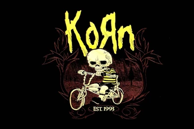 KORN Nu metal Metal Heavy Rock Hip Hop Poster Dark Skeleton Skull ...