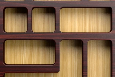 Wood Bookshelves   The iPhone Wallpapers