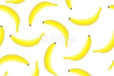 Seamless Backgrounds With Yellow Bananas. Cute Vector Banana ...