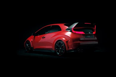 Red Honda Civic Best Wallpaper .jpg