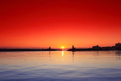 Port Sunset Wallpapers