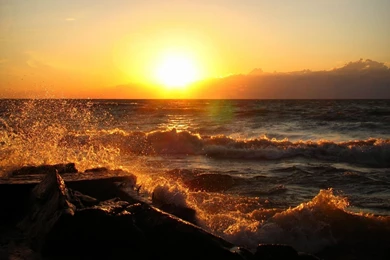 Ocean Sunset Wallpapers