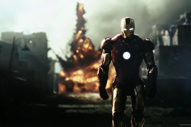 Iron Man Destruction Wallpapers For iPhone 4