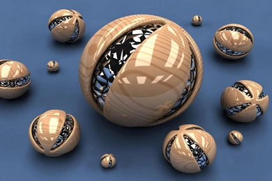 1920x1080 Cool 3D Spheres Wallpapers