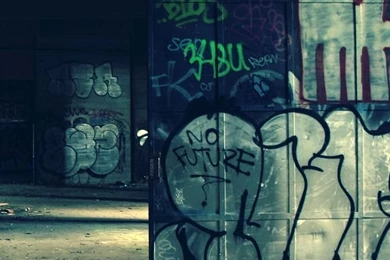 Warehouse Graffiti iPhone 5 Wallpapers (640x1136)