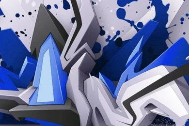 3d Graffiti iPhone 5 Wallpapers