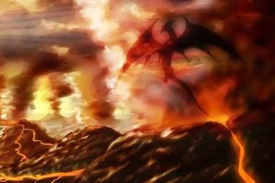 Volcano Backgrounds By H brid On DeviantArt