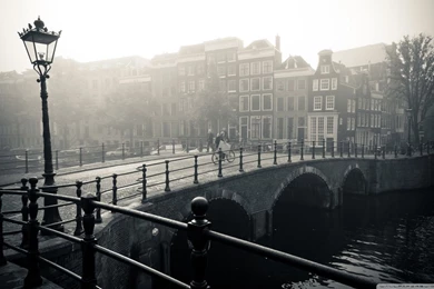 Misty Amsterdam HD Desktop Wallpapers : Widescreen : High ...