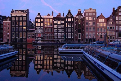 Amsterdam Canal Night 1920x1200 Wallpapers,Amsterdam 1920x1200 ...