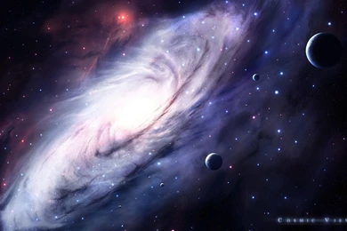 Spiral Galaxy, Planet, Star, Space, 1920x1200 HD Wallpapers And ...