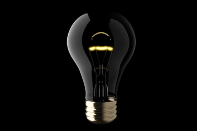 HDscreen: Minimalistic Light Bulbs Objects Black Backgrounds Cg ...