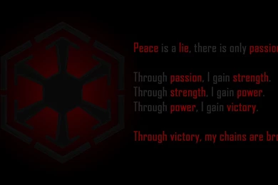 Star Wars Wallpapers With Sith Code