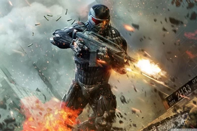 Crysis 2 Shooter Video Game HD Desktop Wallpapers : Widescreen ...