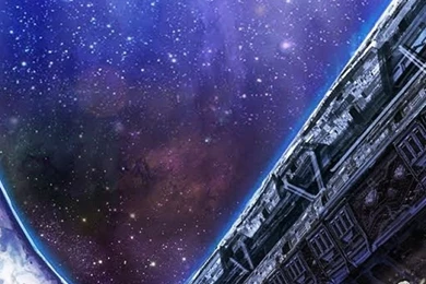 Alien Halo In Space iPhone 5 Wallpapers