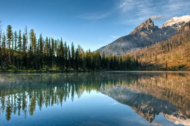 Nature Mountain Forest Landscape Fog Lake Ultrahd 4k Wallpapers ...