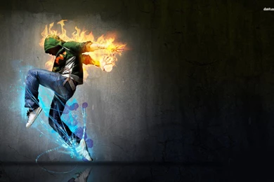 Dancer On Fire Wallpapers Digital Art Wallpapers