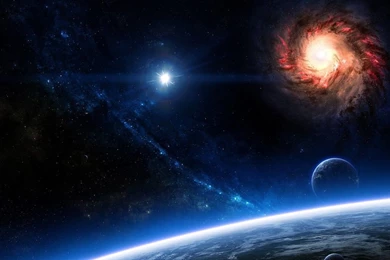 1366x768 Planet Space Stars Wallpapers