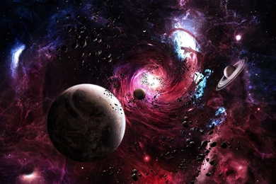 Planetary Space Vortex Wallpapers