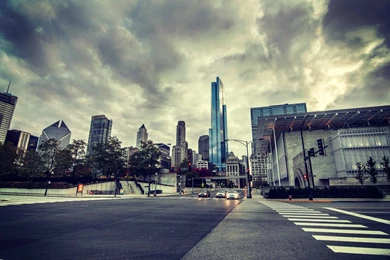 Cloudy Sky Over The City Wallpapers 26302