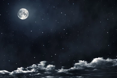 Good Night Pictures With Beautiful Full Moon HD Wallpapers