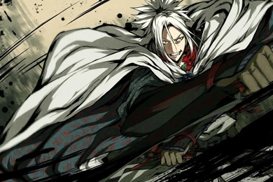 Download Wallpapers 1366x768 Anime, Man, Blond, Anger, Wall Laptop ...