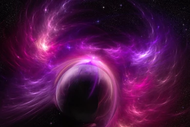 Universe Planet Purple Storm Wallpapers
