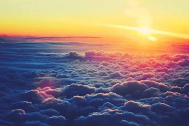 Sunset Clouds Backgrounds
