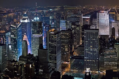 Download New York At Night Wallpapers HD Resolution