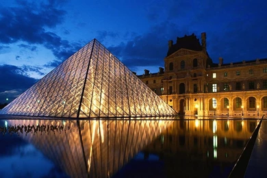 Wallpapers Louvre Museum Paris By Night   1920 X 1200   Cities ...