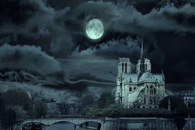 Notre Dame De Paris At Night HD Desktop Wallpapers : High ...