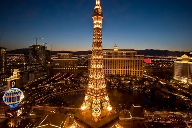 Paris Night Las Vegas Wallpapers