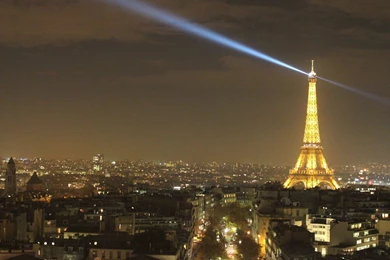 Download Wallpapers 2048x1152 Paris, France, Eiffel Tower, Night ...