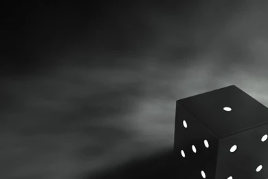 3D Black Dice Wallpapers Desktop