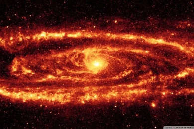 Fire Galaxy HD Desktop Wallpapers : Fullscreen : Dual Monitor