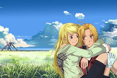 Download Wallpapers 1920x1080 Anime, Boy, Girl, Smile, Walk ...